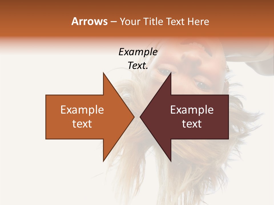 One Outdoor Smiling PowerPoint Template