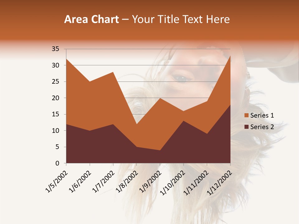 One Outdoor Smiling PowerPoint Template
