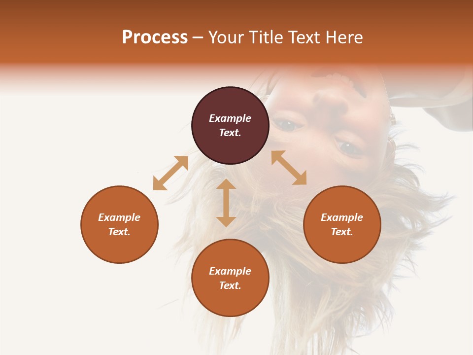 One Outdoor Smiling PowerPoint Template