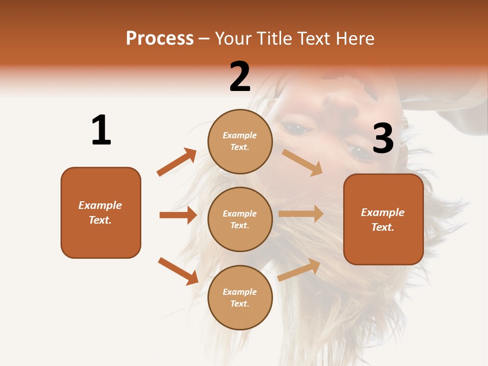 One Outdoor Smiling PowerPoint Template