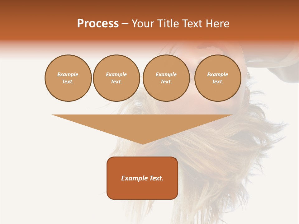 One Outdoor Smiling PowerPoint Template