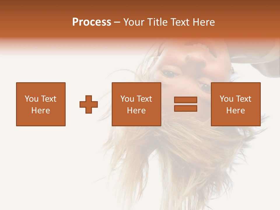 One Outdoor Smiling PowerPoint Template