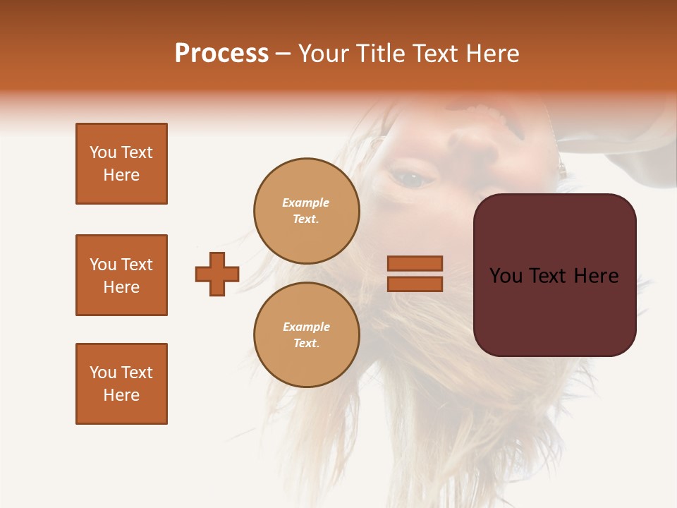 One Outdoor Smiling PowerPoint Template