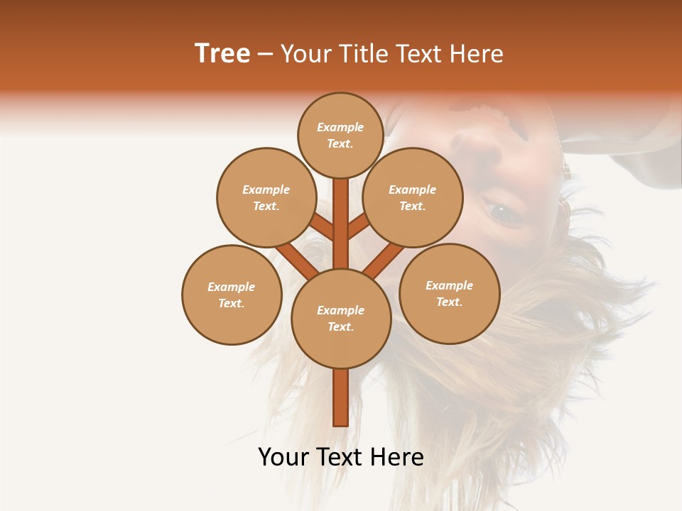 One Outdoor Smiling PowerPoint Template