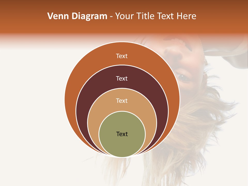 One Outdoor Smiling PowerPoint Template