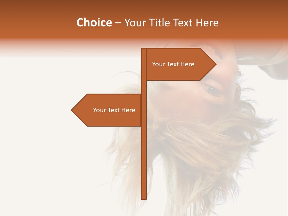 One Outdoor Smiling PowerPoint Template