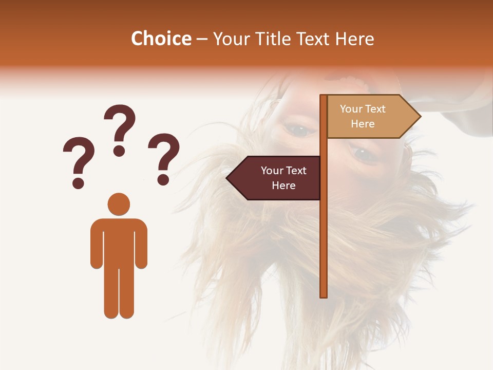 One Outdoor Smiling PowerPoint Template