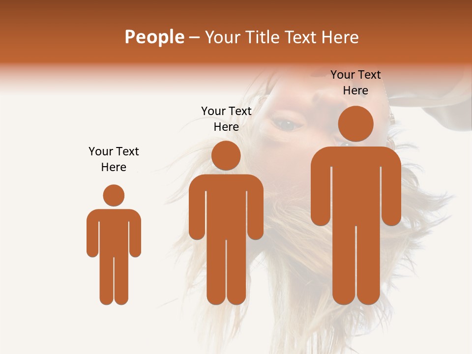 One Outdoor Smiling PowerPoint Template