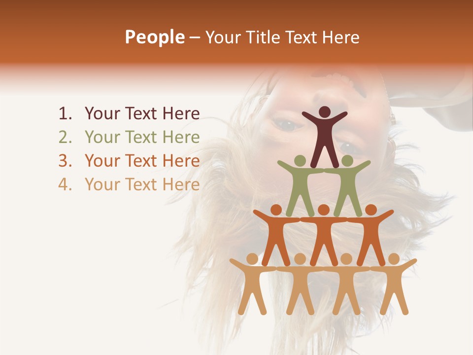 One Outdoor Smiling PowerPoint Template