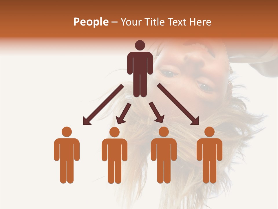 One Outdoor Smiling PowerPoint Template