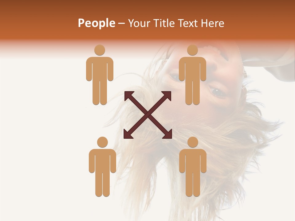 One Outdoor Smiling PowerPoint Template