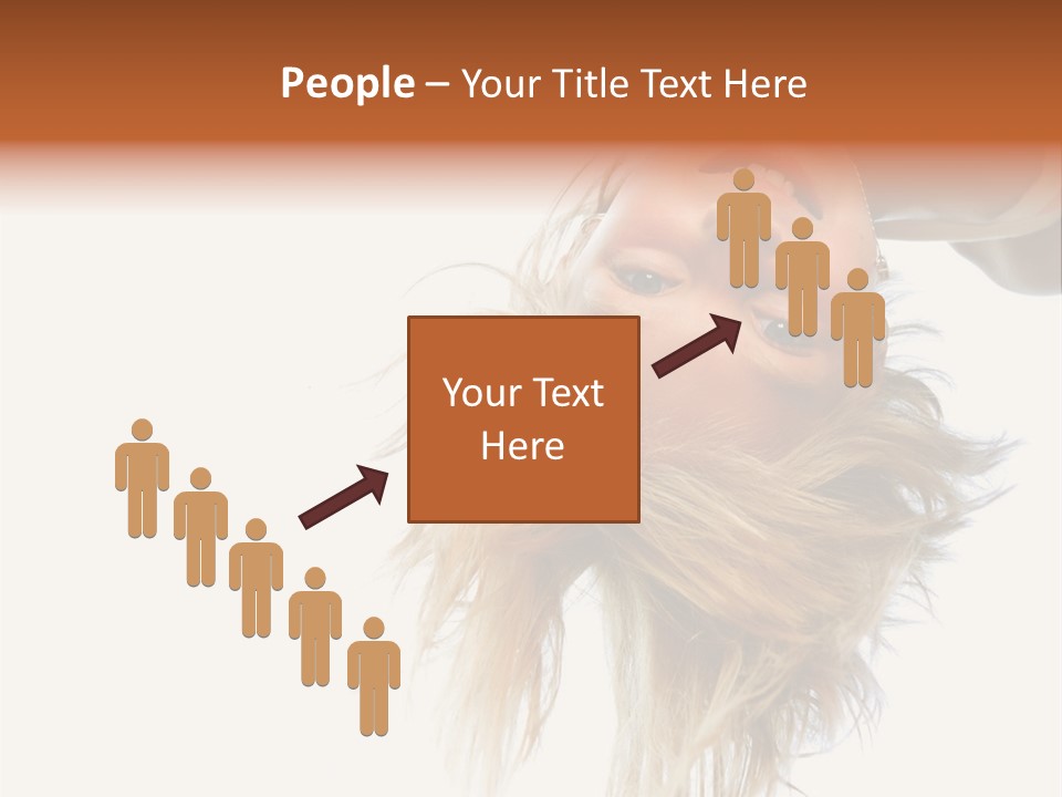 One Outdoor Smiling PowerPoint Template