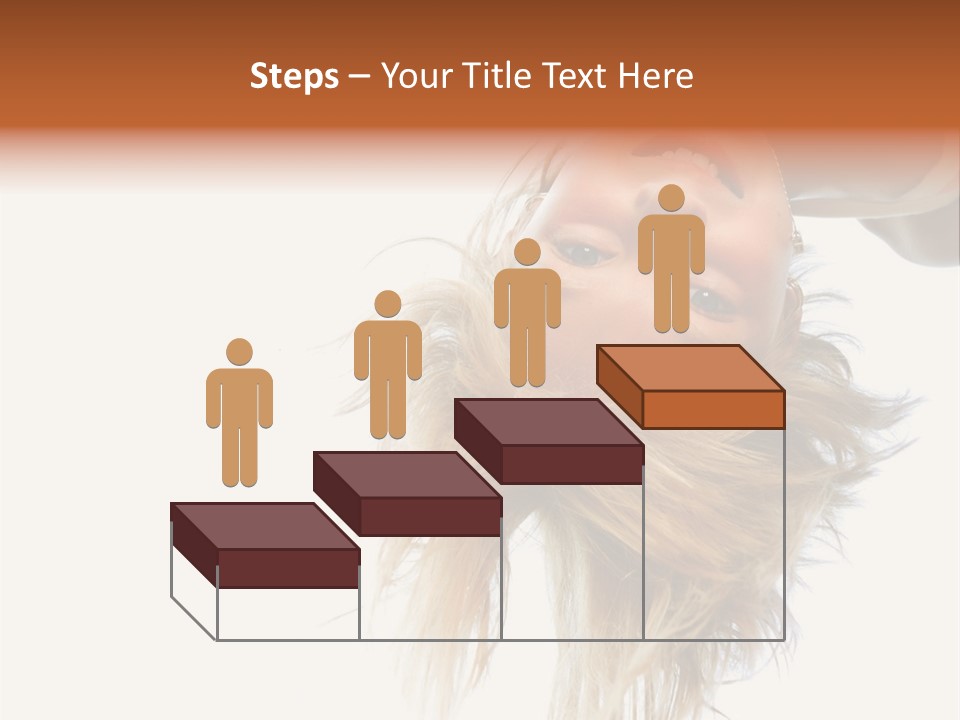 One Outdoor Smiling PowerPoint Template