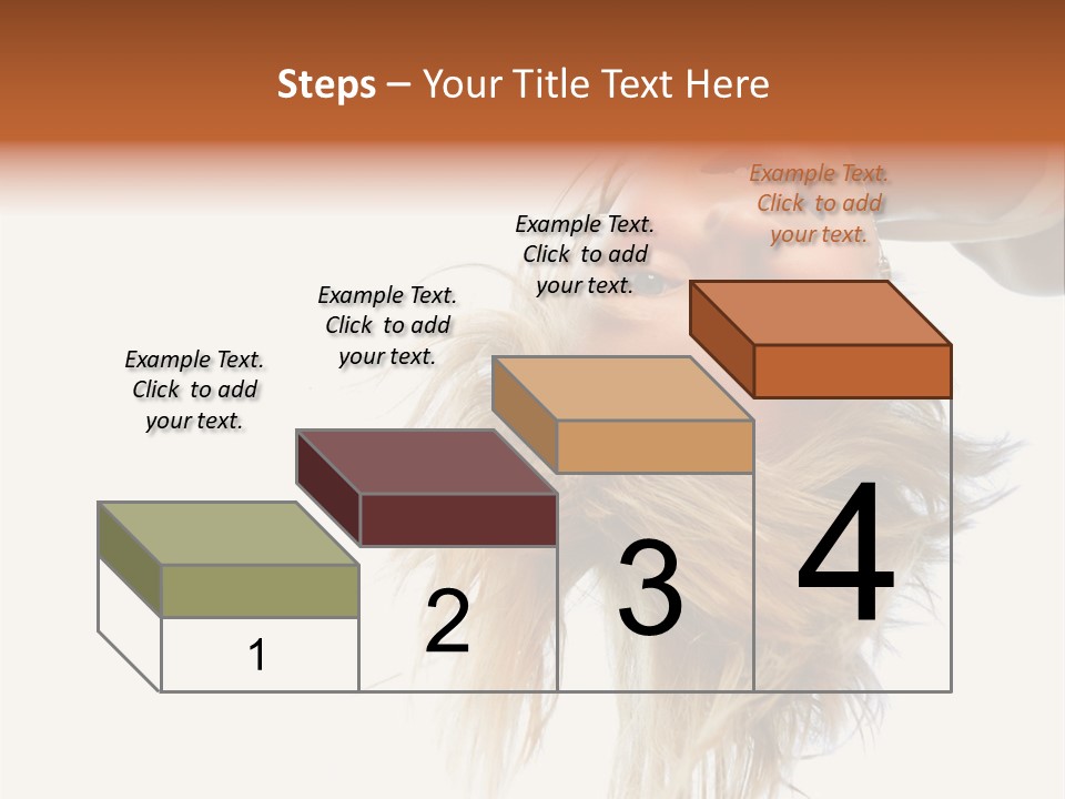 One Outdoor Smiling PowerPoint Template