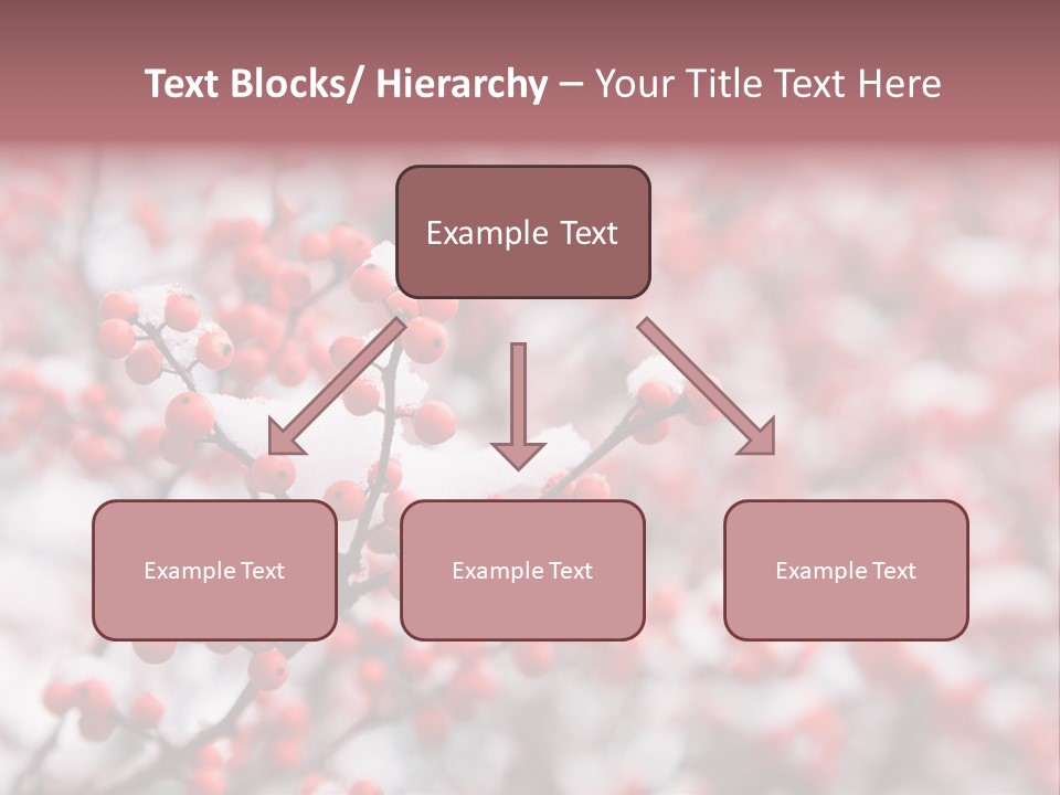 Beautiful Covered Snow PowerPoint Template