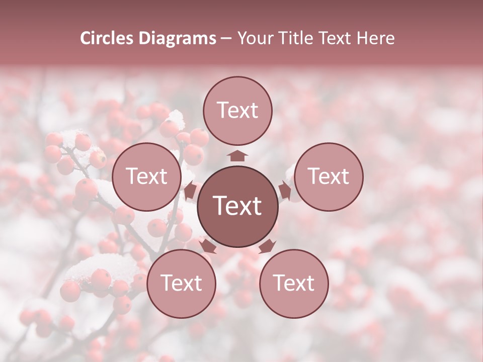 Beautiful Covered Snow PowerPoint Template