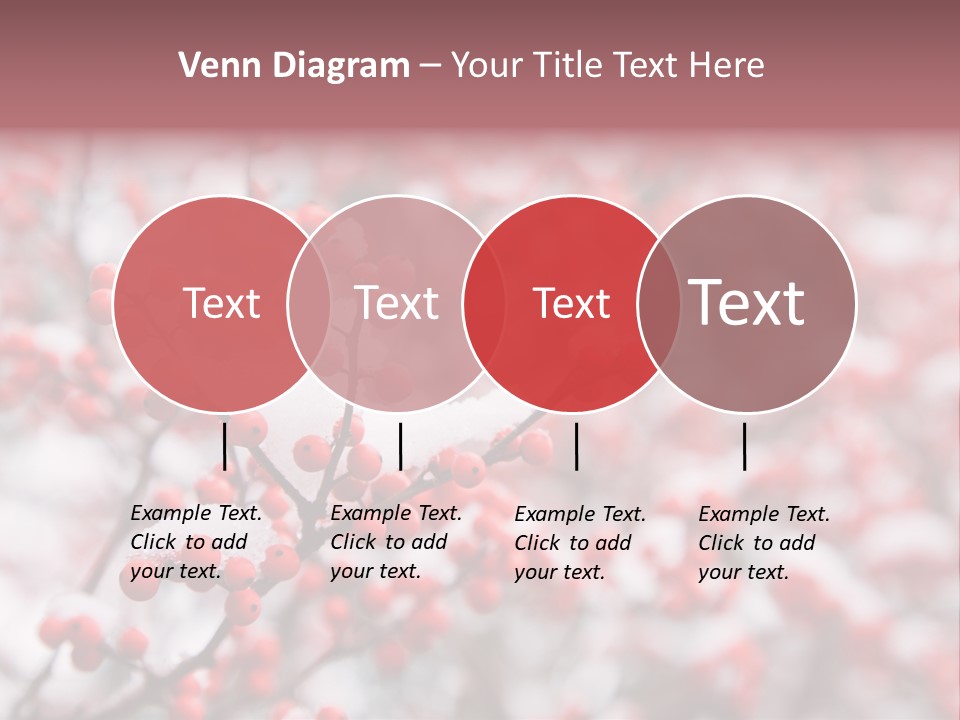 Beautiful Covered Snow PowerPoint Template