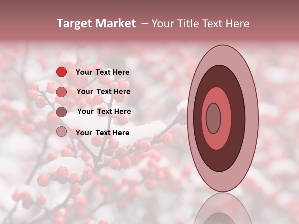 Beautiful Covered Snow PowerPoint Template