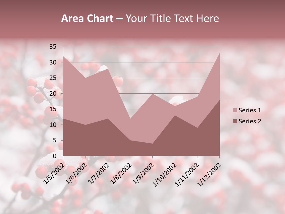 Beautiful Covered Snow PowerPoint Template