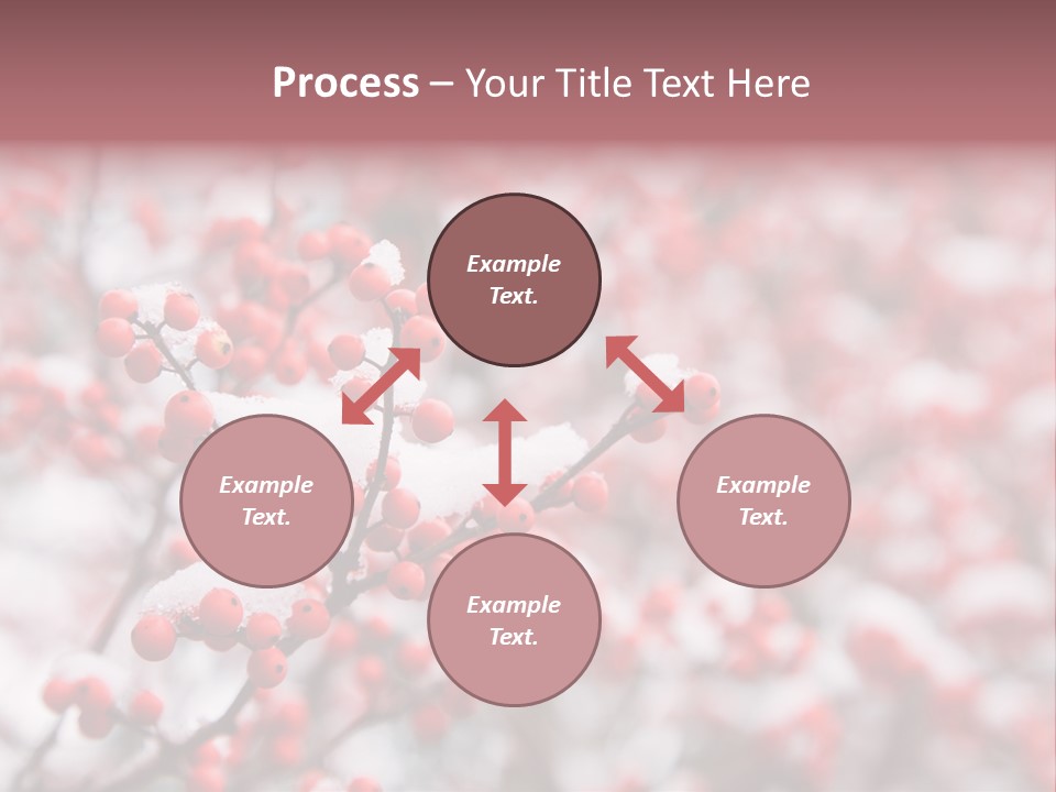Beautiful Covered Snow PowerPoint Template