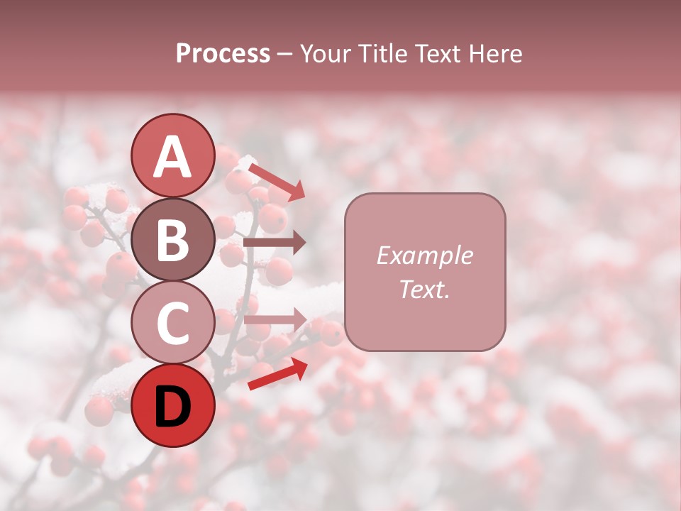 Beautiful Covered Snow PowerPoint Template