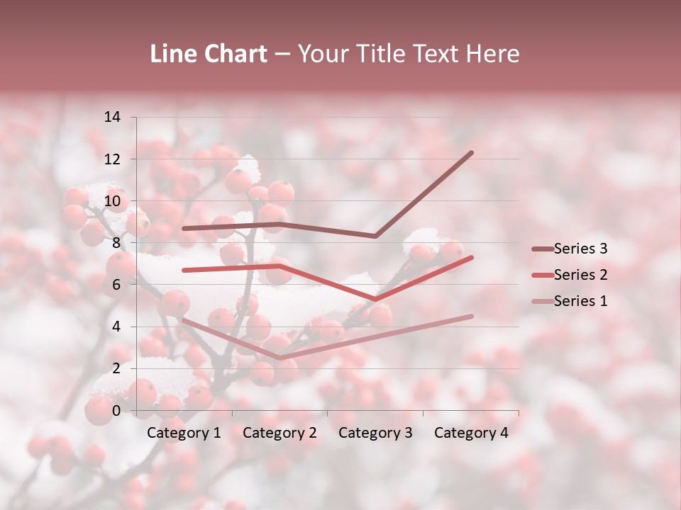 Beautiful Covered Snow PowerPoint Template