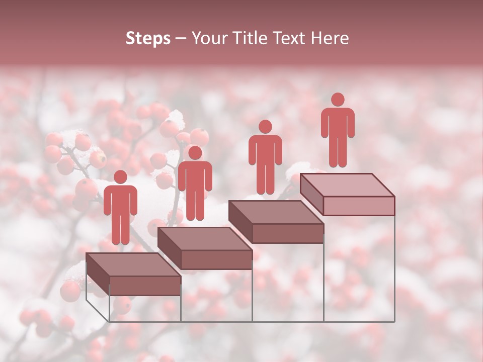 Beautiful Covered Snow PowerPoint Template