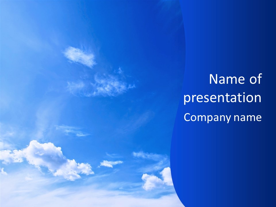 Condensation High Skylight PowerPoint Template