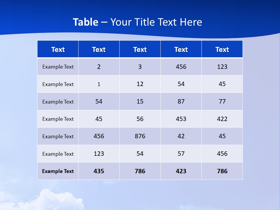 Condensation High Skylight PowerPoint Template
