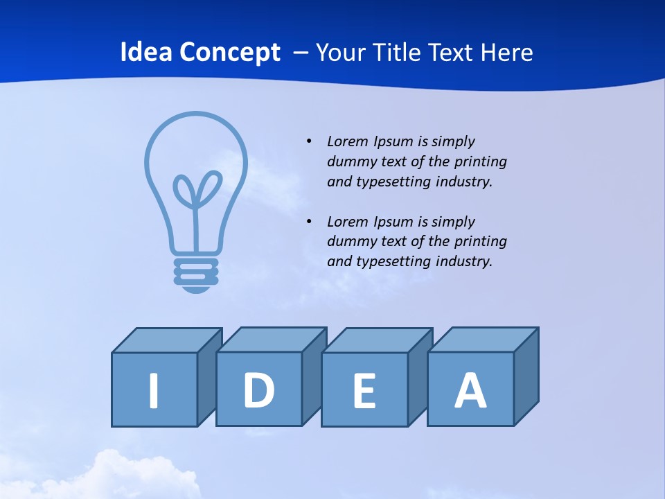 Condensation High Skylight PowerPoint Template