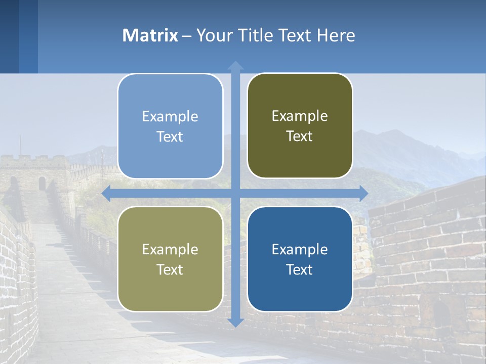 China Outdoors Old PowerPoint Template