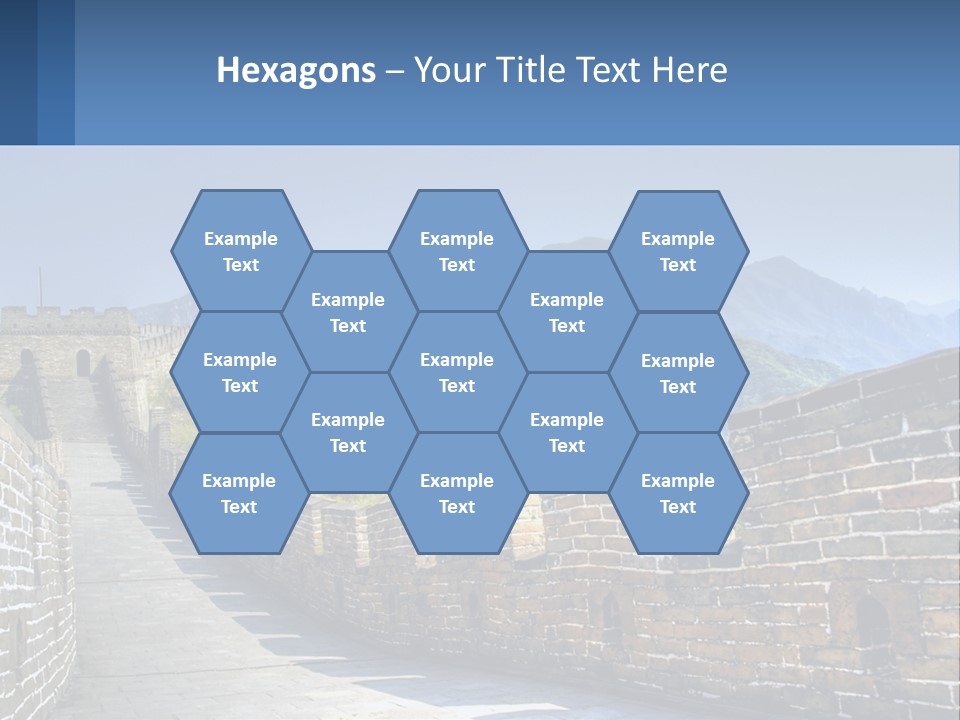 China Outdoors Old PowerPoint Template