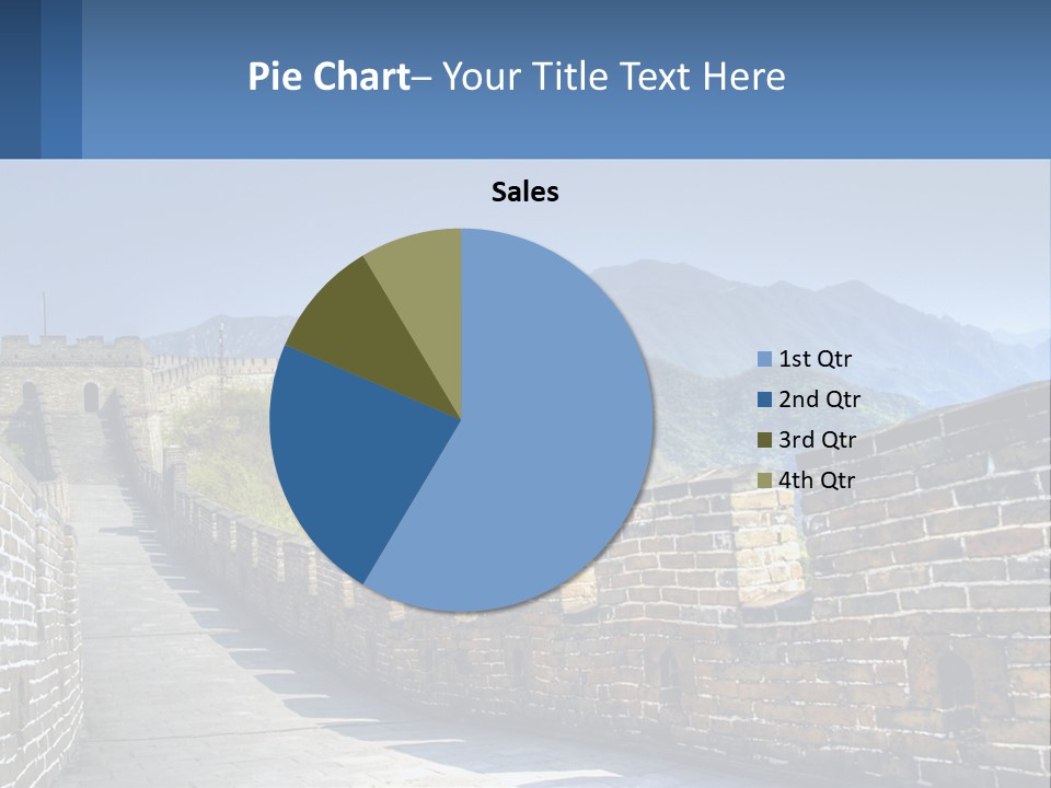 China Outdoors Old PowerPoint Template