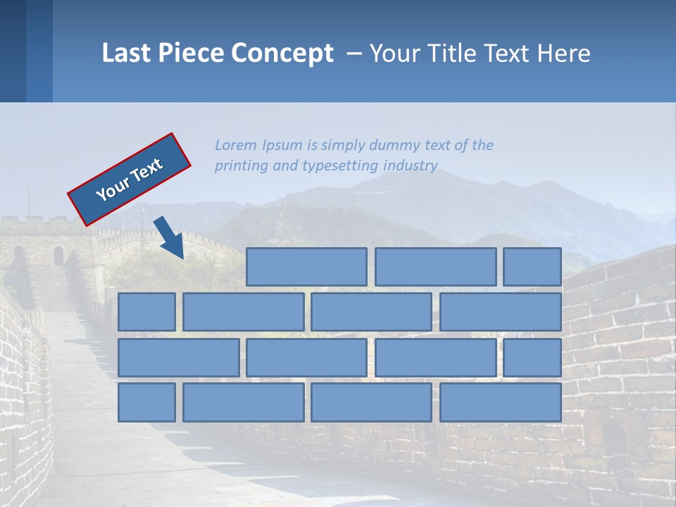 China Outdoors Old PowerPoint Template