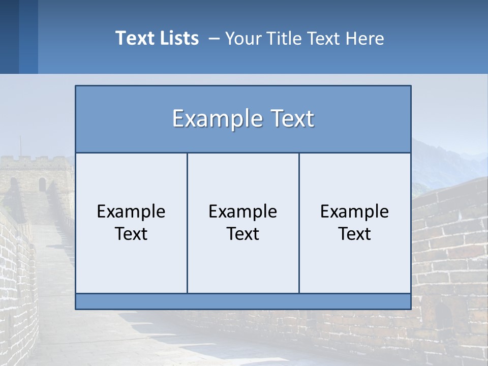 China Outdoors Old PowerPoint Template