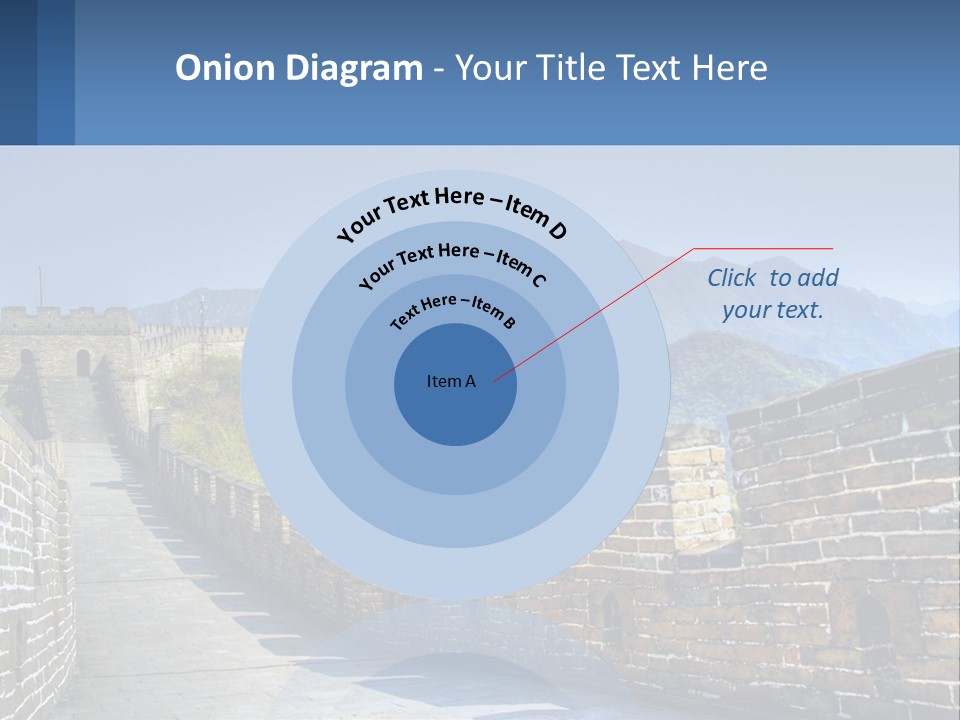 China Outdoors Old PowerPoint Template