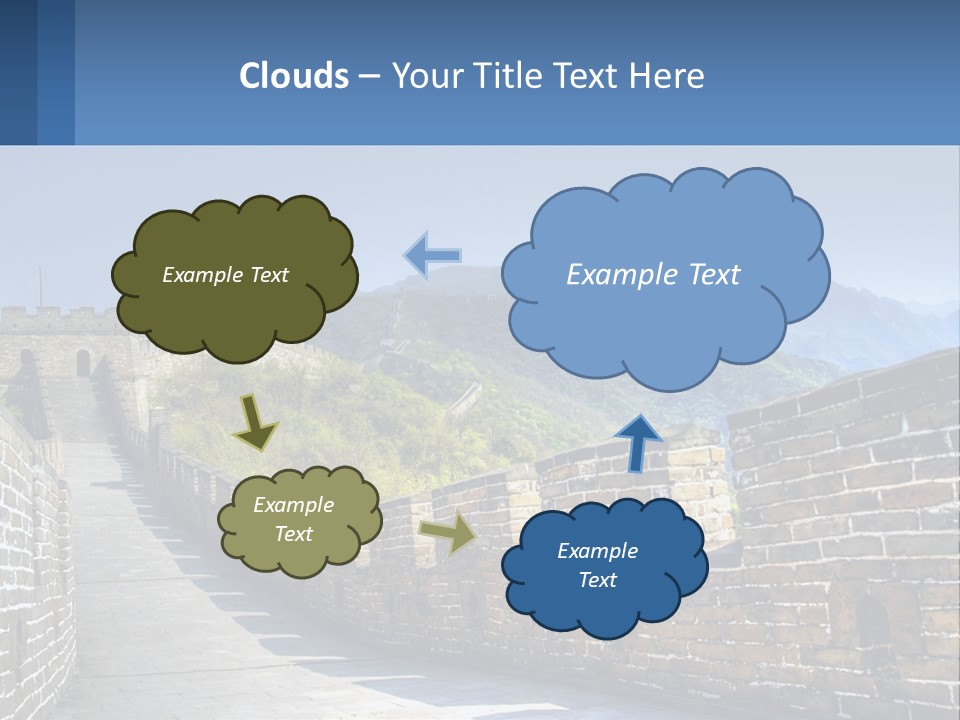 China Outdoors Old PowerPoint Template