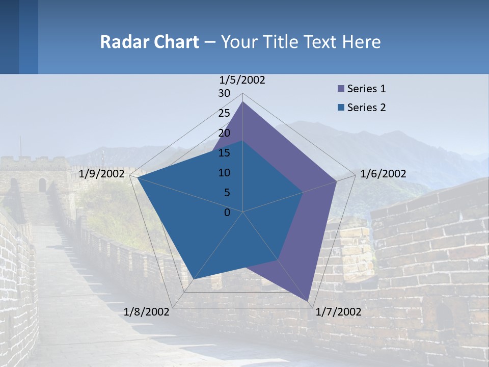 China Outdoors Old PowerPoint Template
