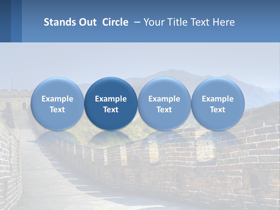 China Outdoors Old PowerPoint Template