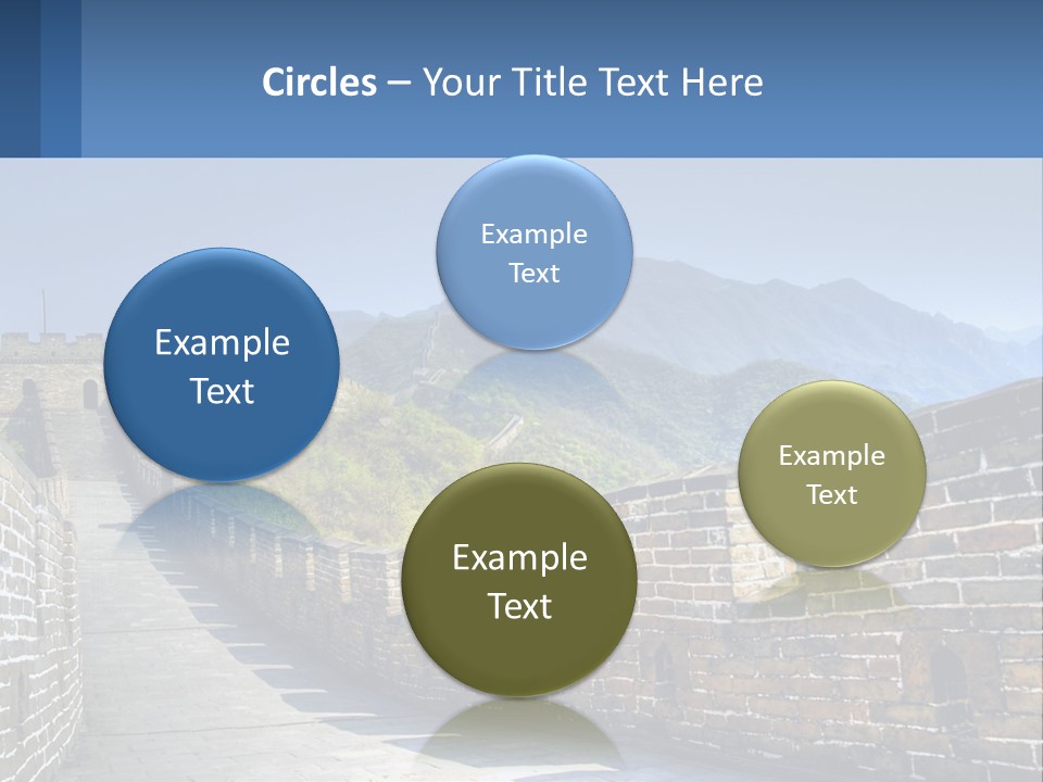 China Outdoors Old PowerPoint Template