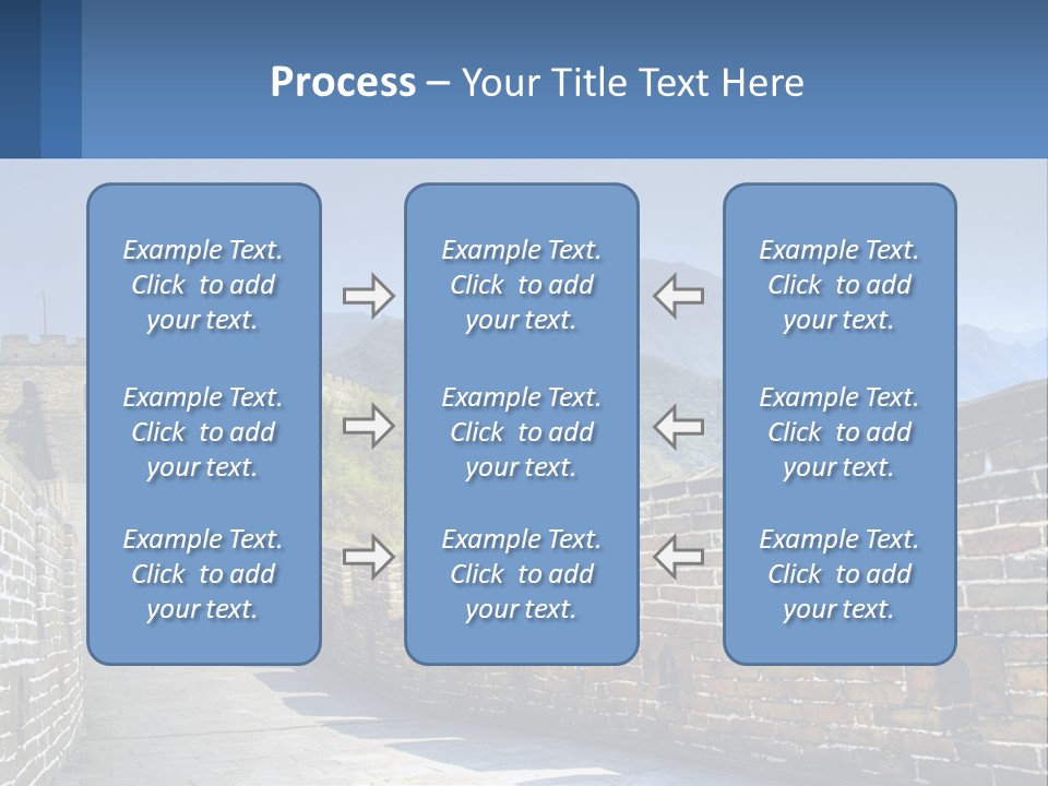 China Outdoors Old PowerPoint Template