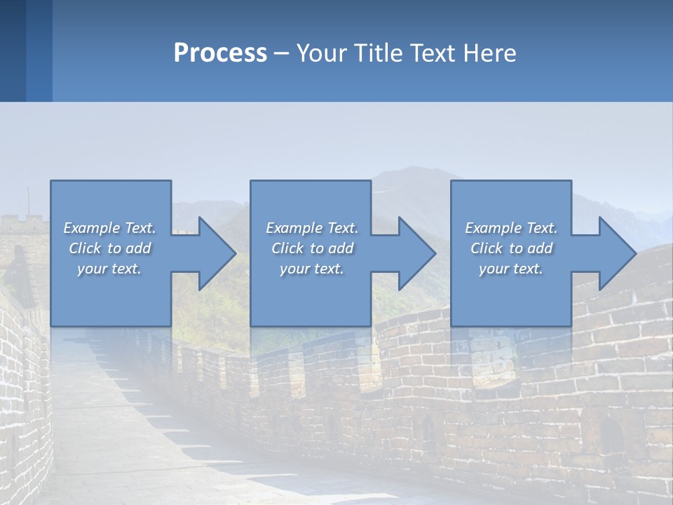 China Outdoors Old PowerPoint Template