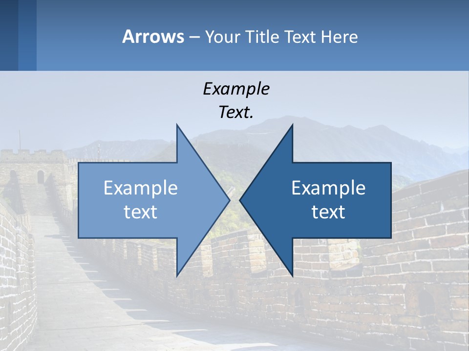 China Outdoors Old PowerPoint Template