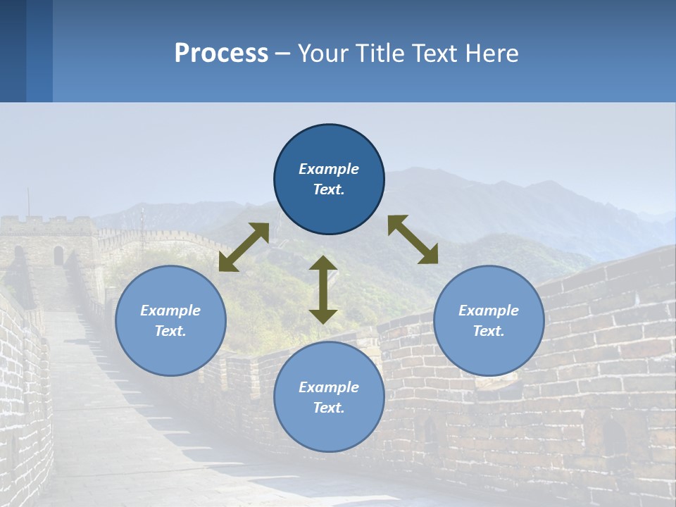 China Outdoors Old PowerPoint Template