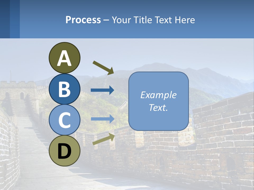 China Outdoors Old PowerPoint Template