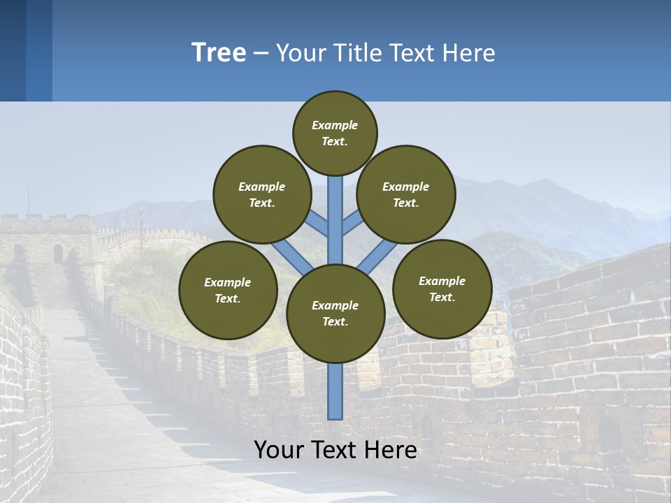 China Outdoors Old PowerPoint Template