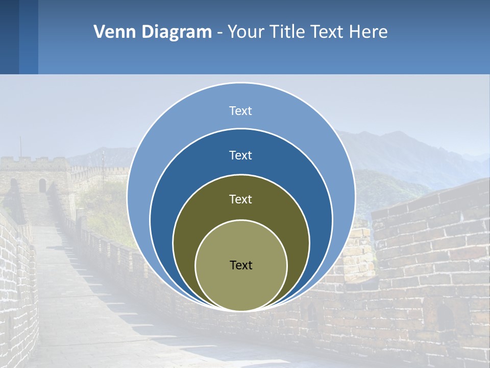 China Outdoors Old PowerPoint Template