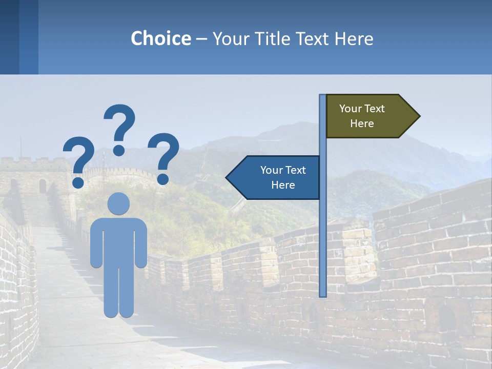China Outdoors Old PowerPoint Template