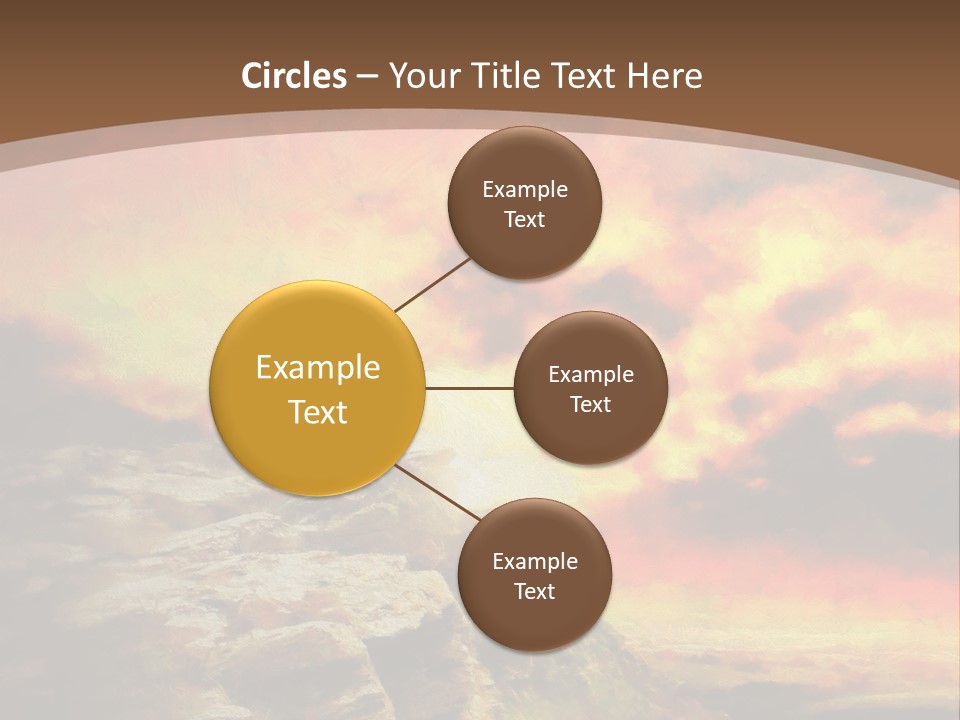 Situation Pursuit Rock PowerPoint Template