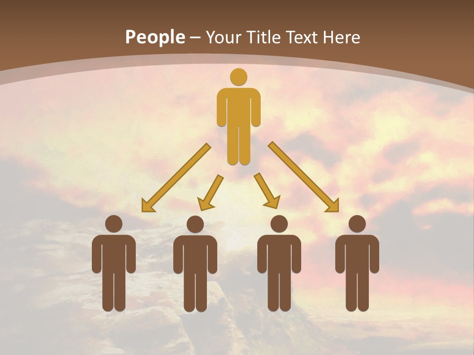 Situation Pursuit Rock PowerPoint Template